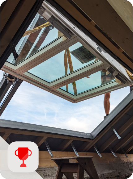 Verrière atelier 3 en 1 VELUX